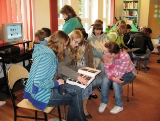 Specjalny Ośrodek Wychowawczy - Z wizytą w Miejskiej Bibliotece Publicznej w Łukowie