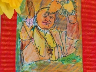 Specjalny Ośrodek Wychowawczy - Konkurs plastyczny - Jan Paweł II w oczach dziecka