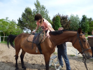 Specjalny Ośrodek Wychowawczy - Wizyta w szkółce jeździeckiej w Turzych Rogach