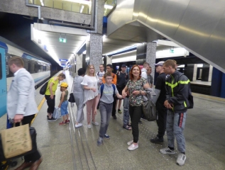 Specjalny Ośrodek Wychowawczy - Wyjazd do Warszawy pociągiem