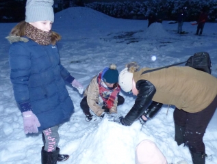 Specjalny Ośrodek Wychowawczy - Radość z pierwszego śniegu